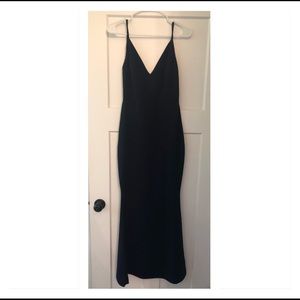 Formal Long Dress, Navy Blue (worn once)